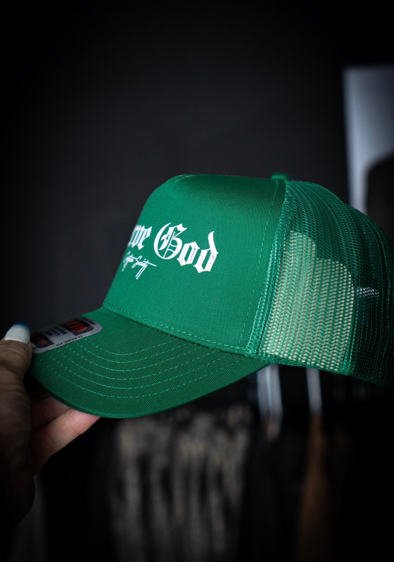 Green Serve God Trucker (NEW!!)