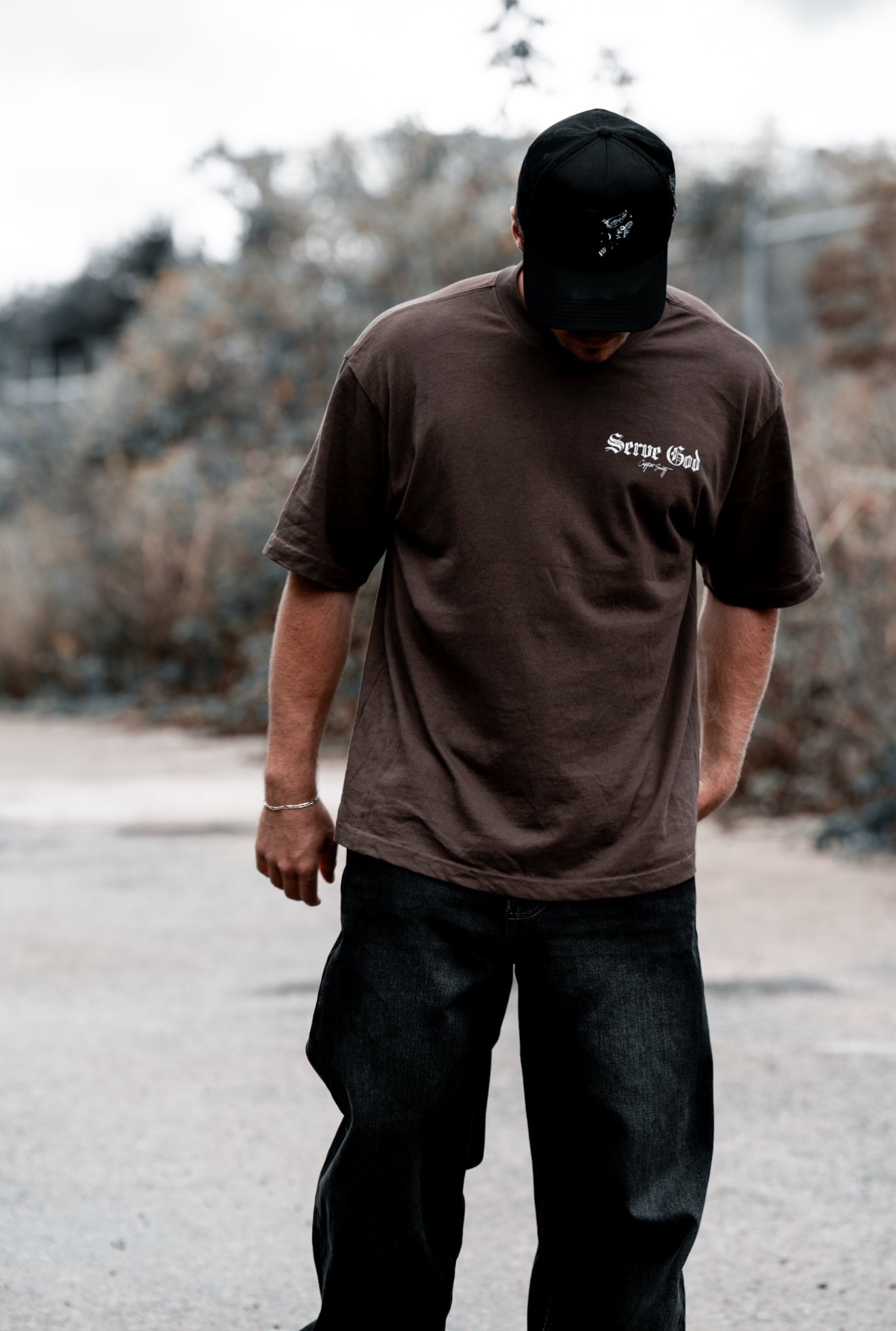 Serve God Heavyweight Tee - Mocha