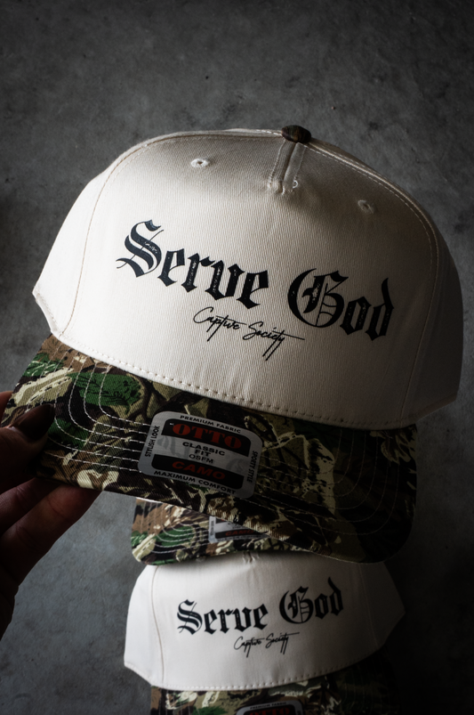 Off-White x Woodland Camo Serve God Hat