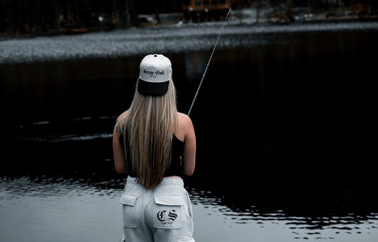 Serve God Cap - Black & Cream