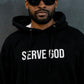 SERVE GOD HOODIE - BLACK