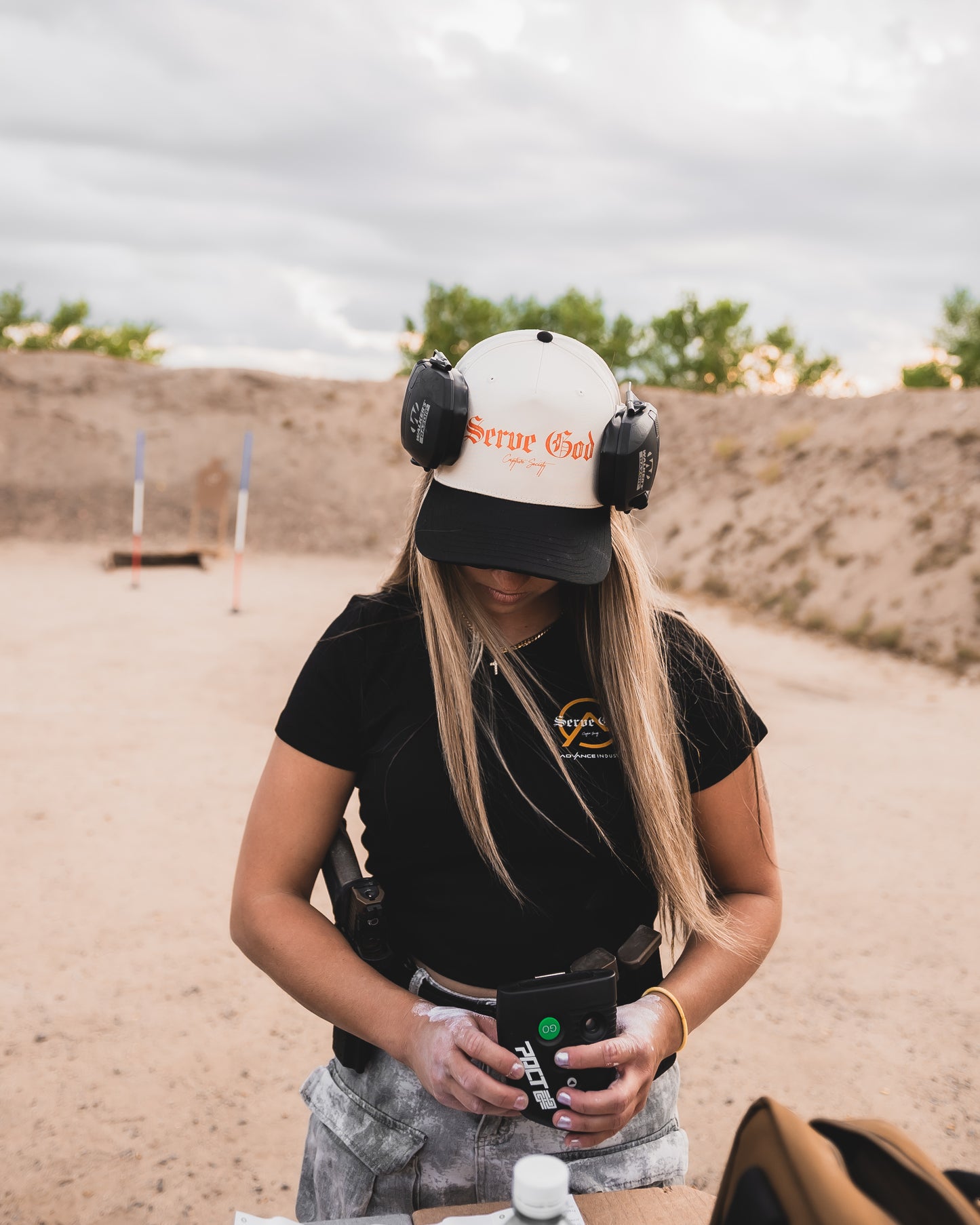 Blaze Orange x Black / Natural Trucker