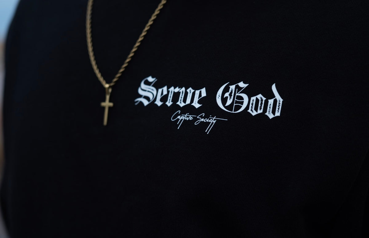 SERVE GOD HEAVYWEIGHT CREWNECK