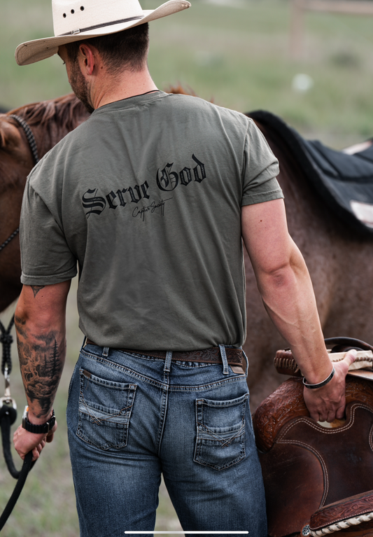 Statement Tee - Army Green