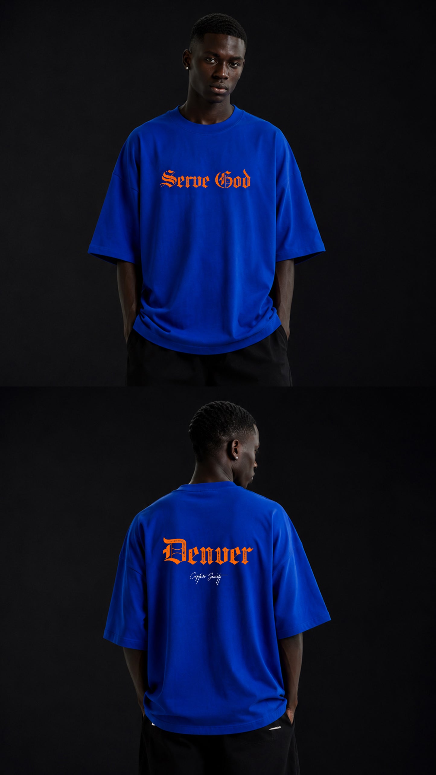 Serve God Oversized Tee - DENVER Edition (PRE-ORDER)