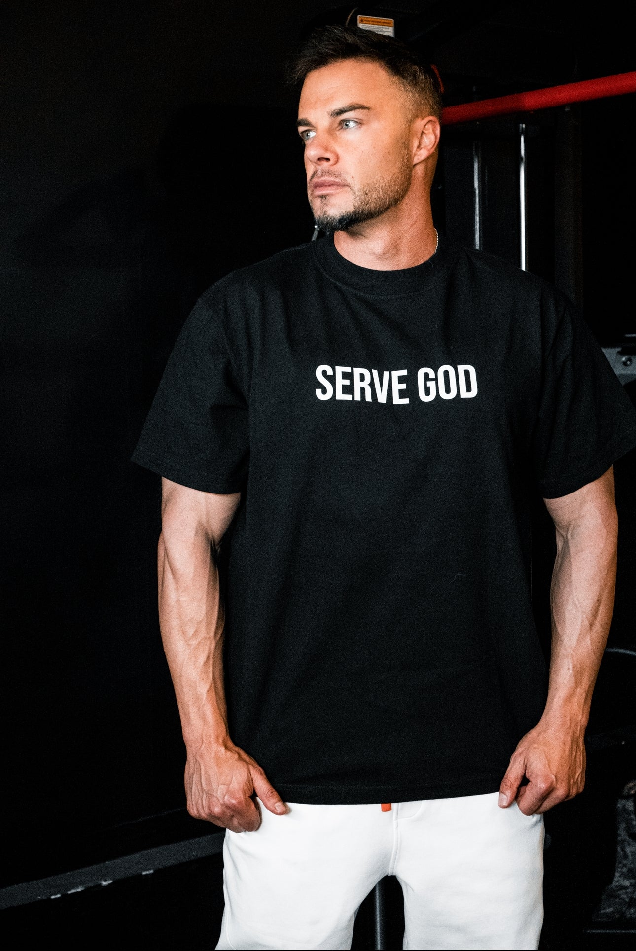 SERVE GOD HOODIE - BLACK