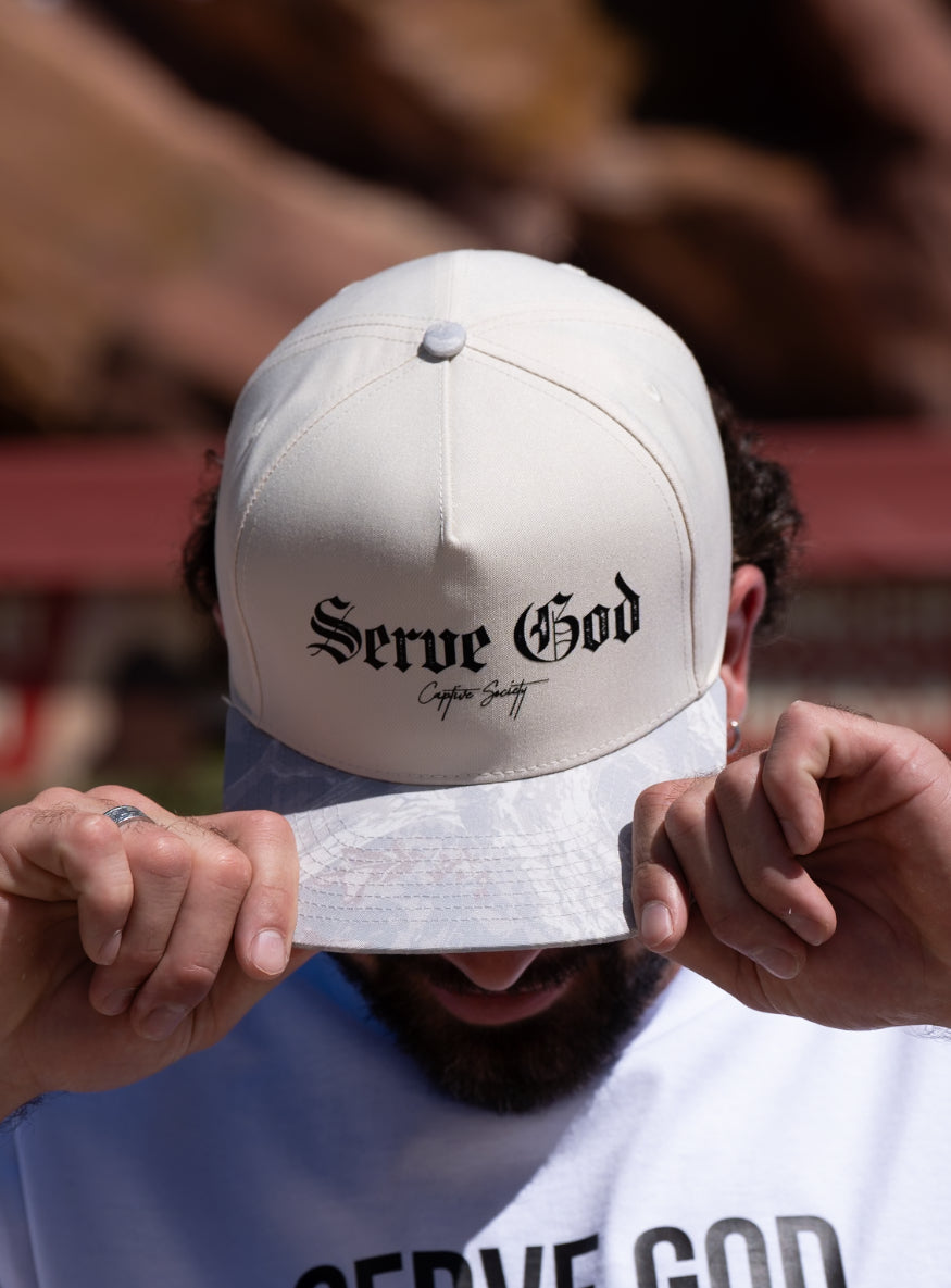 White Tree Camo Snapback