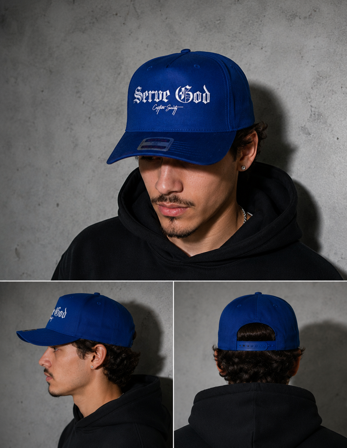 ROYAL BLUE SERVE GOD TRUCKER (NEW!!)