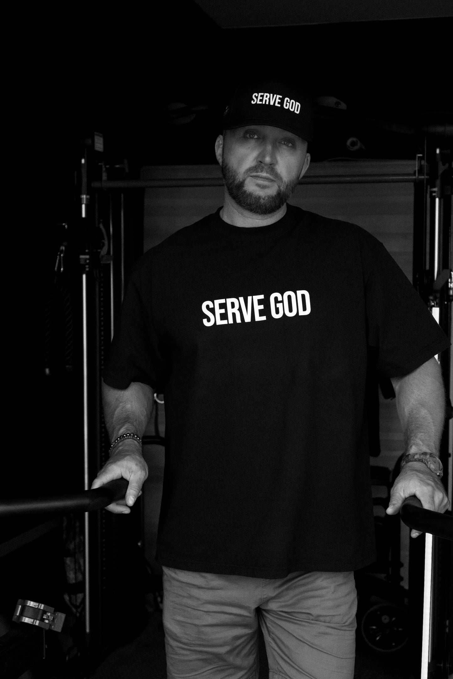 SERVE GOD HOODIE - BLACK