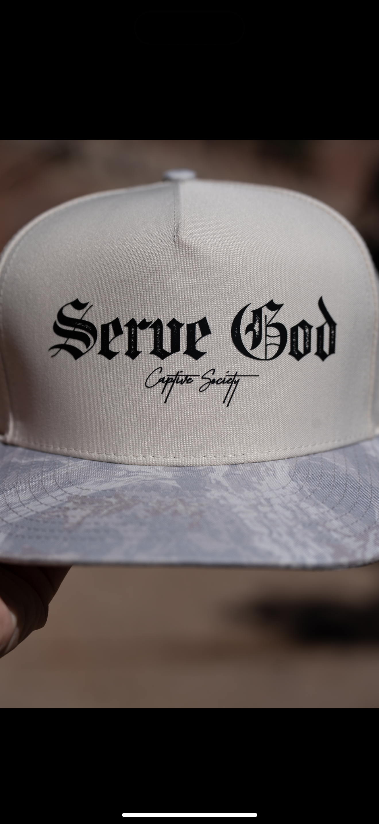 White Tree Camo Snapback