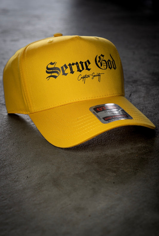 Black x Yellow Serve God Trucker (NEW!)