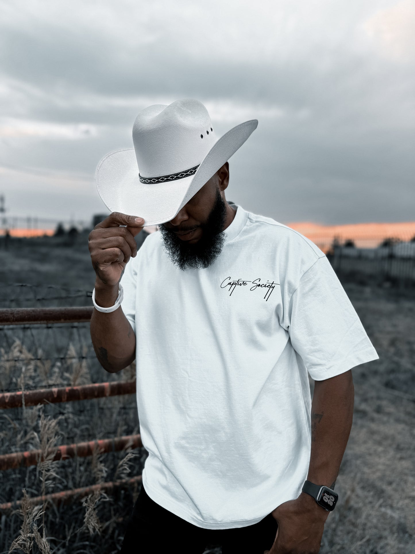 Patience Oversized Tee - White