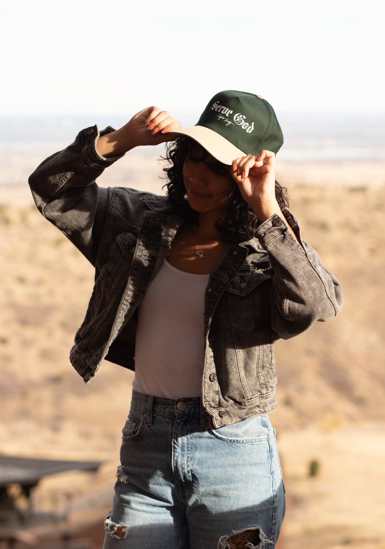 Serve God Cap - Evergreen