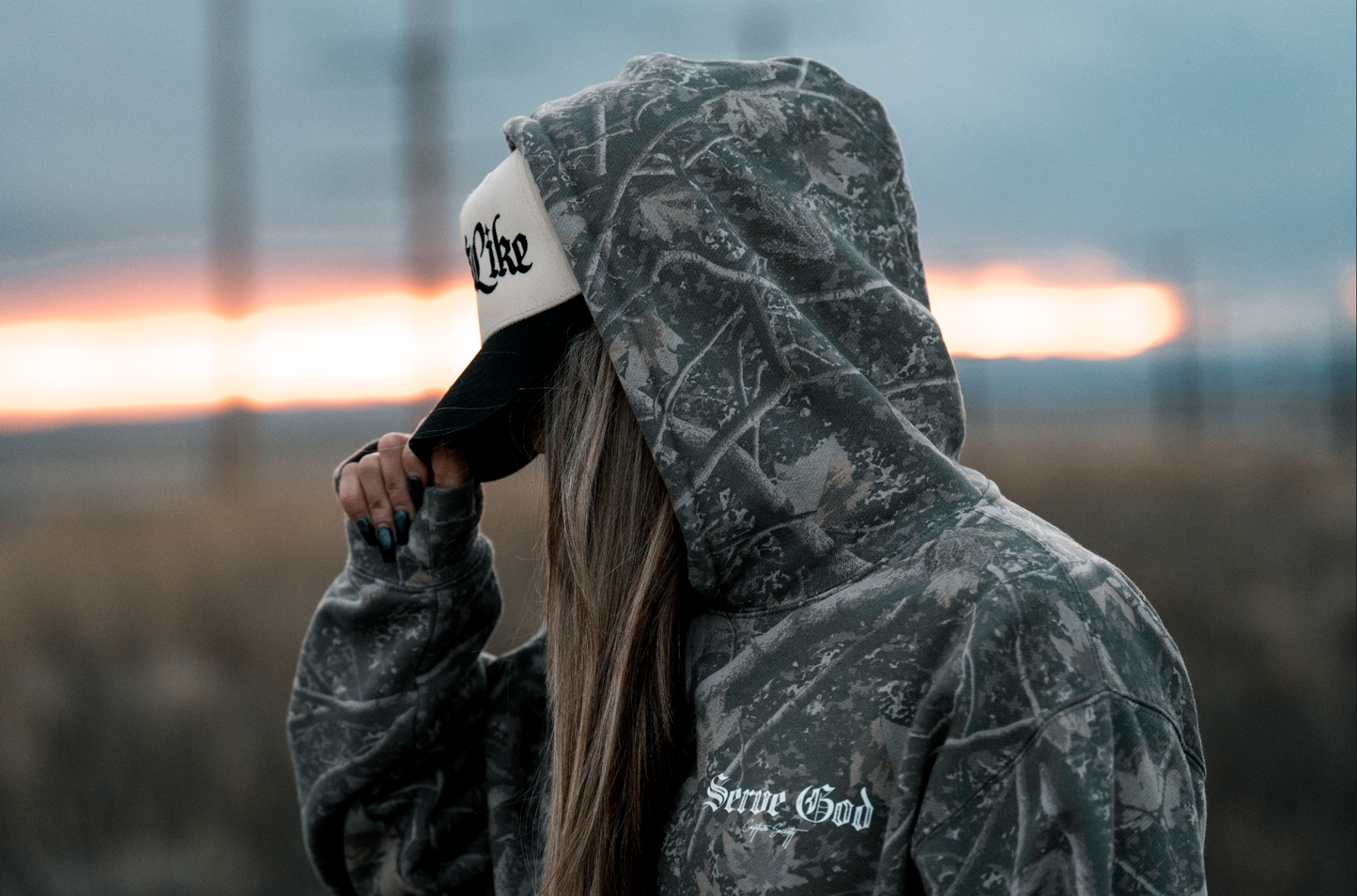 Deadwood Camo Serve God Hoodie