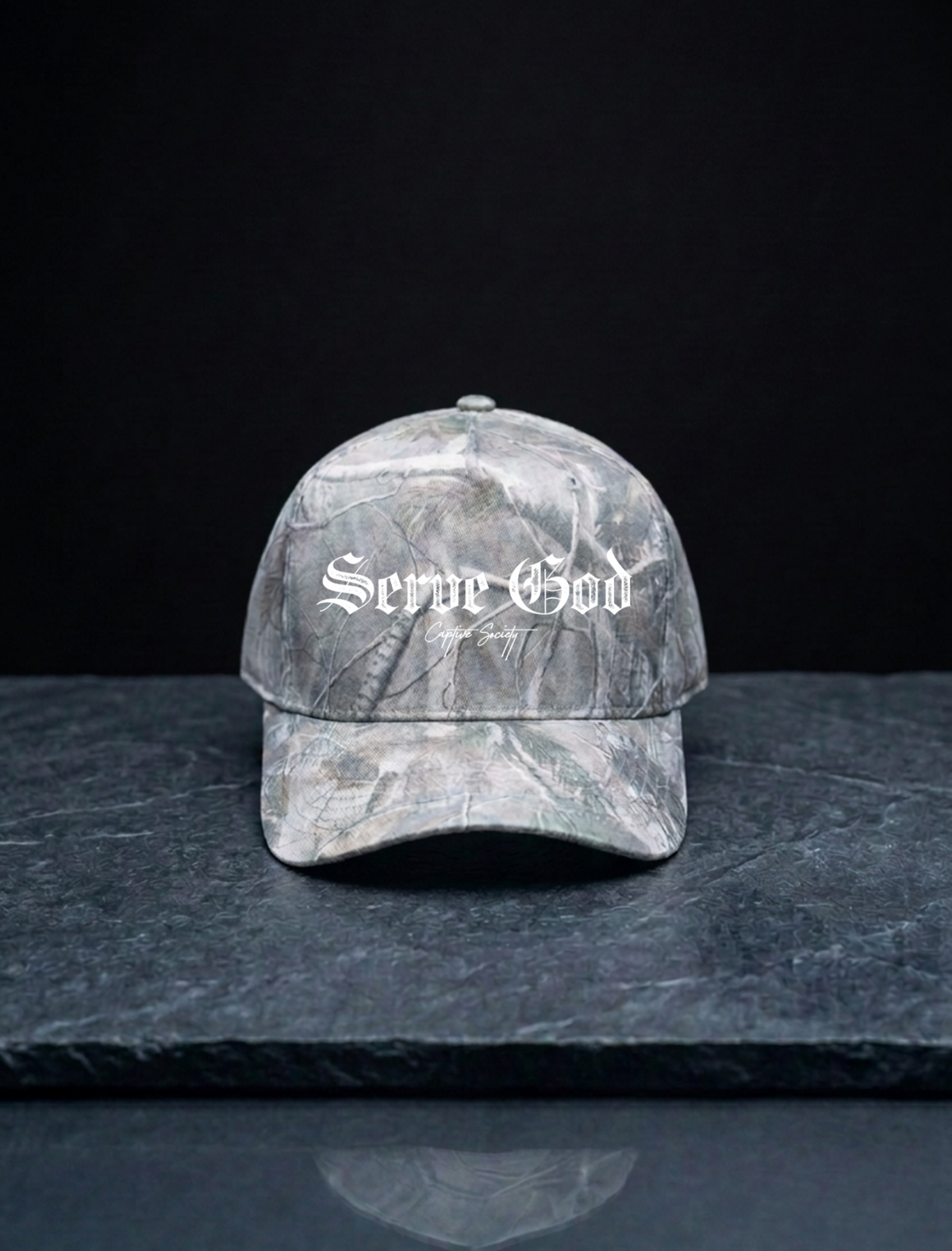 Arctic Camo Serve God Hat
