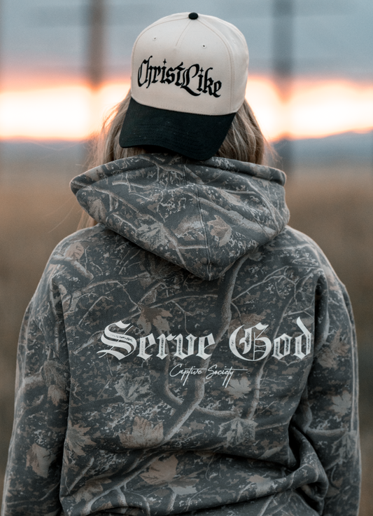 Deadwood Camo Serve God Hoodie