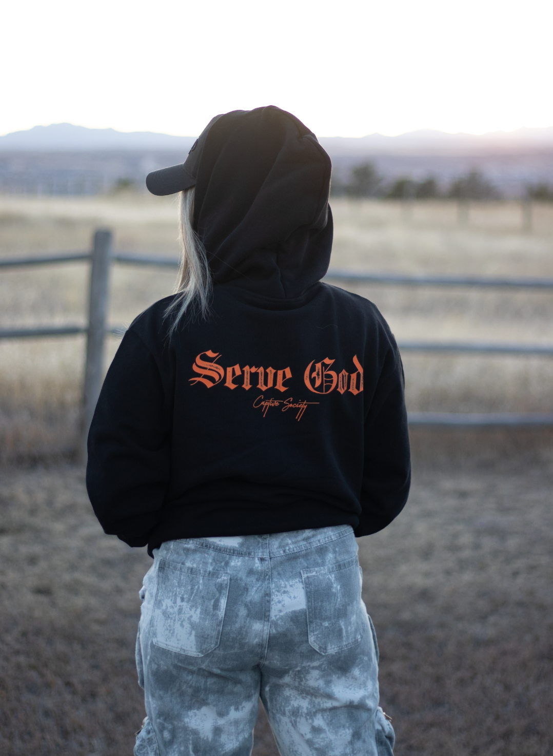Black x Blaze Serve God Hoodie