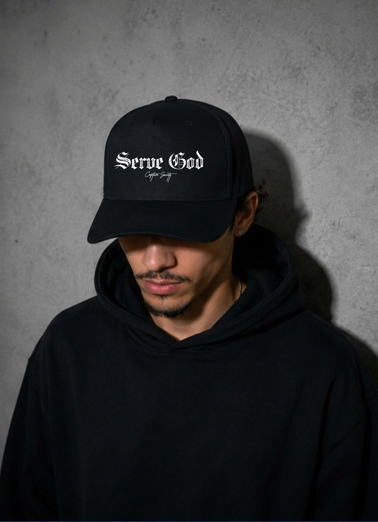Serve God Classic Black  Cap