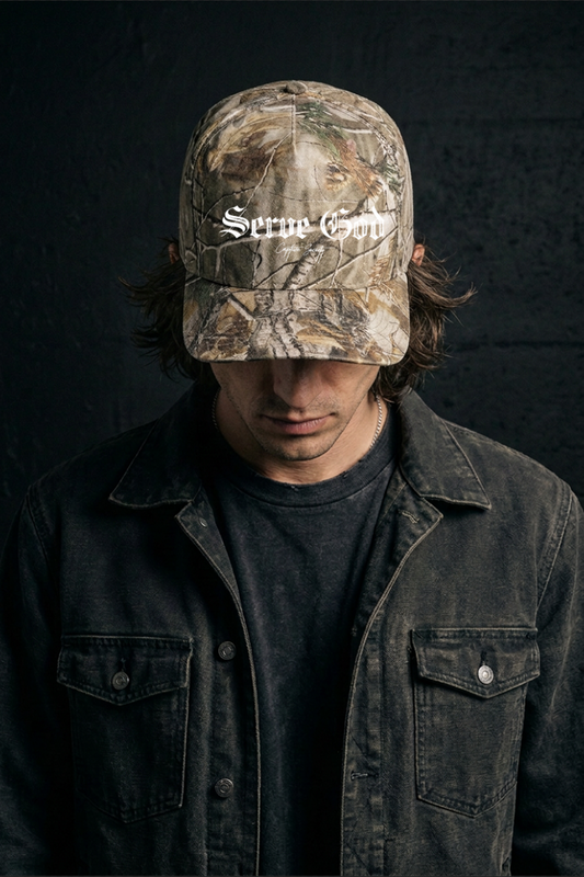 Timber Camo Serve God Hat